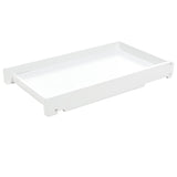 Grace Cot Bed, Cot Top Changer + Fibre Mattress - White