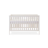 Cot bed, with solid ends, rails on sides & trim on top