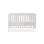 Cot Bed, base on the middle setting, with solid ends & trim on top of all 4 sides.