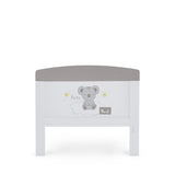 Grace Inspire Cot Bed & Fibre Mattress - Hello World Koala - Grey