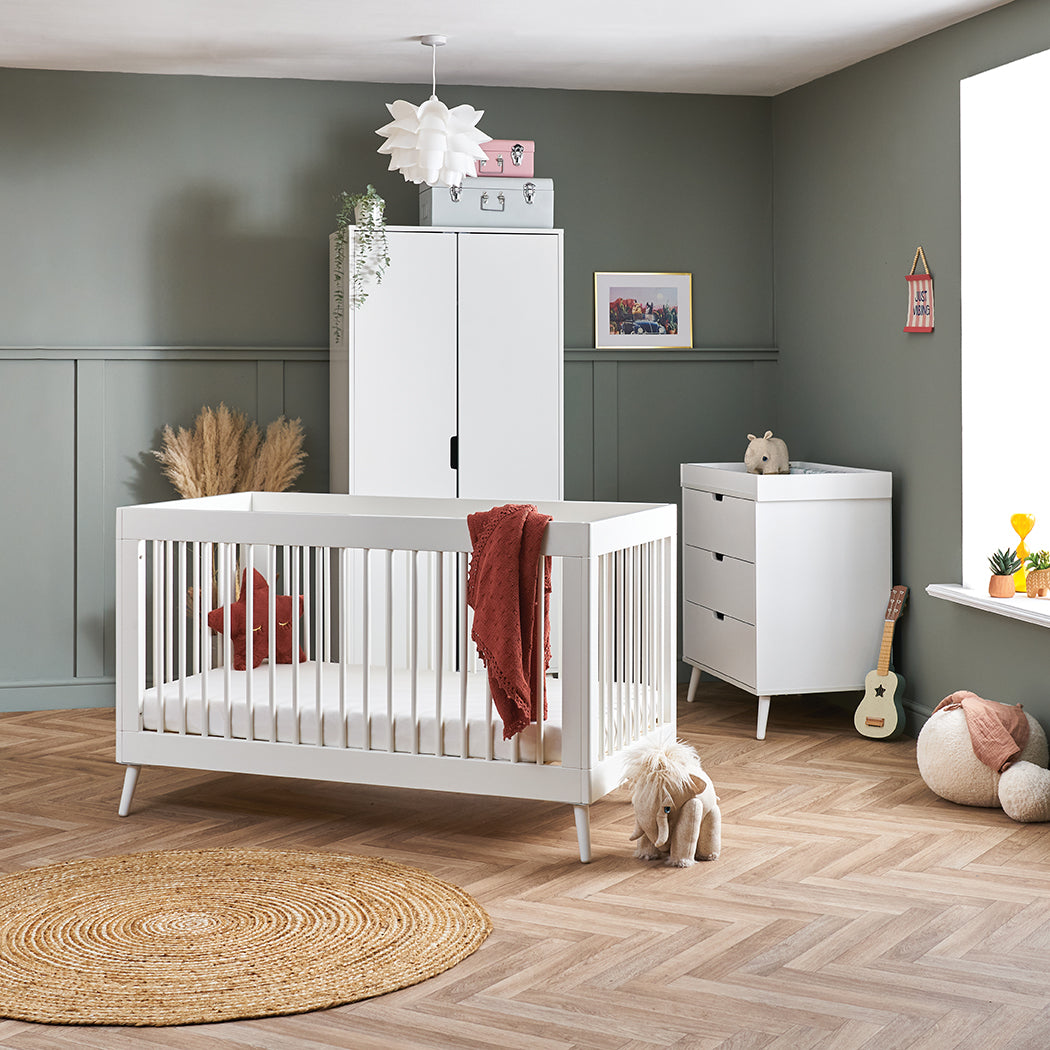 Maya Piece room Set Nordic White – Obaby