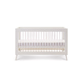 Maya Acrylic Cot Bed on middle base setting