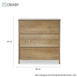 Nika 3 Piece Room Set - Oak