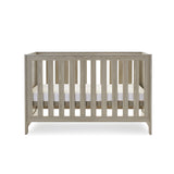 Cot Bed with solid ends, base on the middle setting.