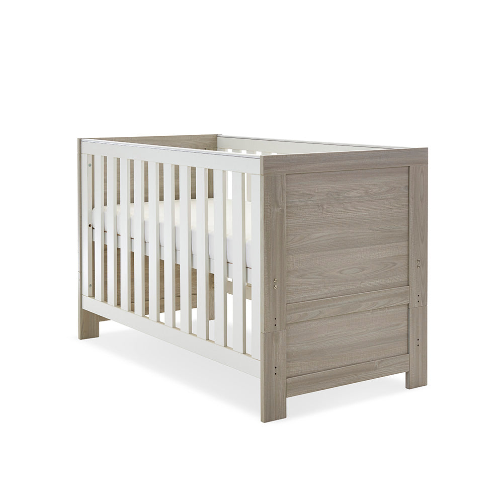 2 tone Cot Bed with solid ends