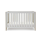 Cot Bed with solid ends, base on the lowest setting