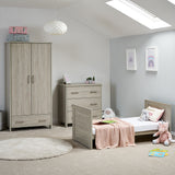 Cot Bed converted into toddler bed by removing the sides - Solid Ends