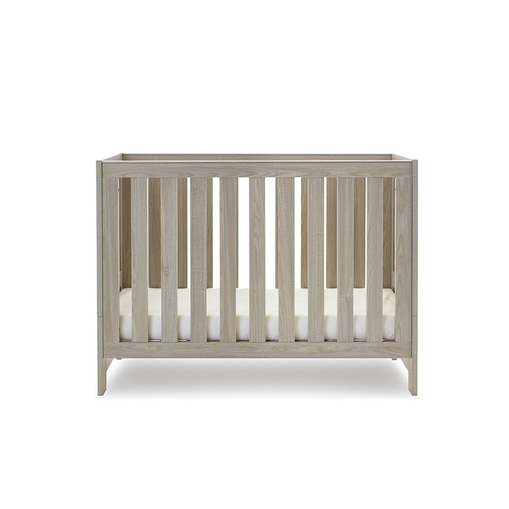 Mini Cot Bed, base on the lowest setting