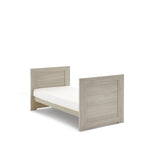Mini Cot Bed converted into toddler bed