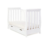 Mini Slight Cot Bed, front rails removed, creating a day bed