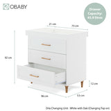 Orla 3 Piece Room Set - White with Oak