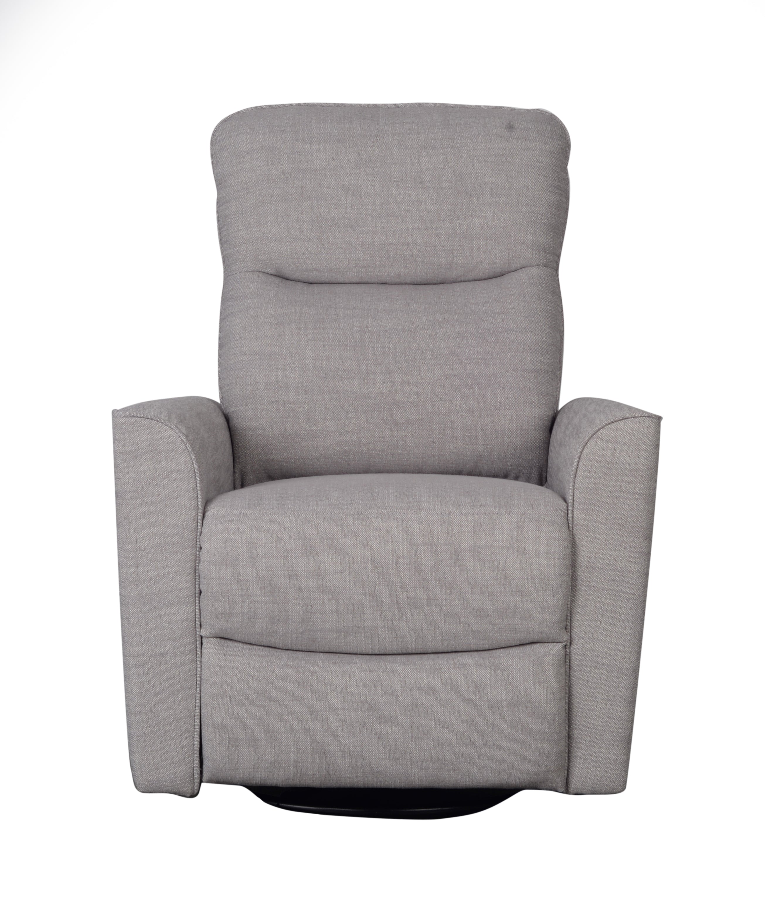 Front of Chair, showing padded seat & armrest