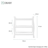 Stamford Space Saver Sleigh 3 Piece Room Set - White