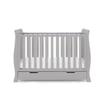 Sleigh Mini cot bed with udner drawer included