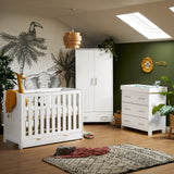 Nika Mini 3 Piece Room Set - White Wash