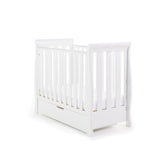 Stamford Space Saver Sleigh Cot & Cot Top Changer - White