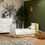 Nika Mini Cot Bed - White Wash