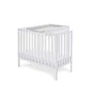 Lit à Langer Space Saver Obaby - Blanc, Pour Lit à Barreaux, Matelas Jusqu'à 76x46 Cm, De La Naissance à 12 Mois - 13