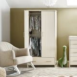 Nika Double Wardrobe - Oatmeal