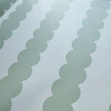 Changing Mat - Sage Scallop Stripe