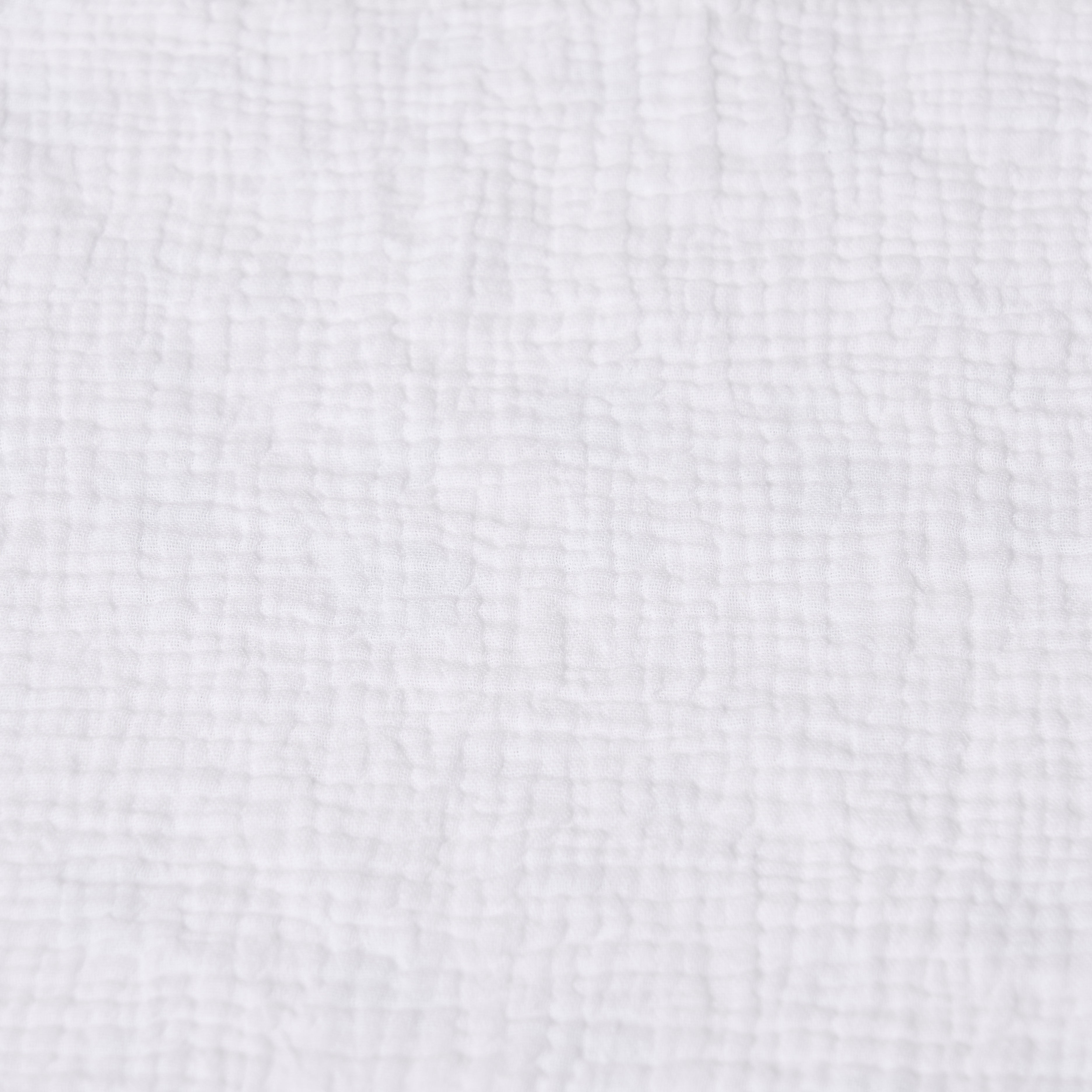 White muslin fabric texture swatch