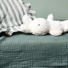 Muslin Fitted Sheet 140cm x 70cm - Ocean