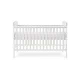 Grace Inspire Cot Bed - Me & Mini Me Elephants - Pink