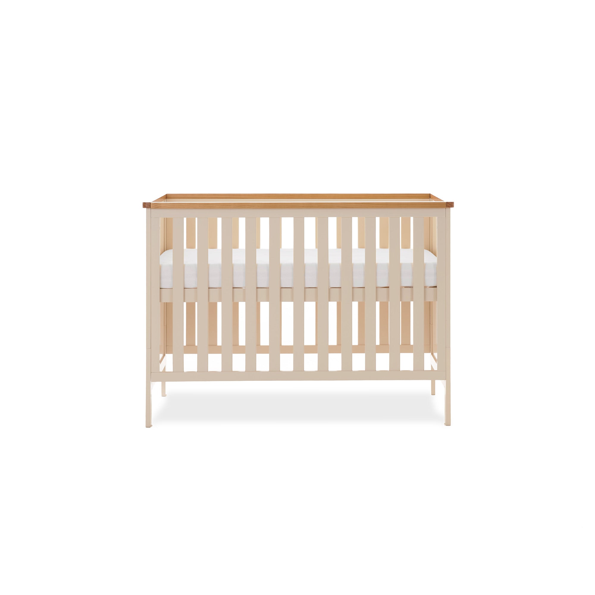 Mini Cot bed, base on the new born setting with trim on top 