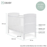 Grace Mini 2 Piece Room Set - White