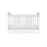 Grace Inspire Cot Bed & Fibre Mattress - Hello World Koala - Grey