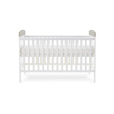 Grace Inspire Cot Bed & Fibre Mattress - Hello World Koala - Grey
