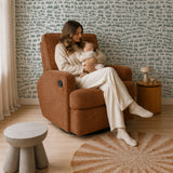Madison Glider Recliner Chair - Chenille Marmalade