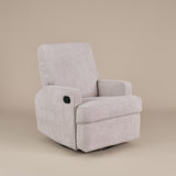 Madison Glider Recliner Chair – Chenille Marshmallow