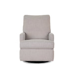 Front of Nursery Chair, showing comfy & supportive cushions & arm rest
