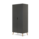 Maya Double Wardrobe - Slate