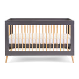 Maya Cot Bed with 3 differnt base heights, this one is on the middle setting. 
