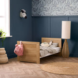Nika Cot Bed - Oak & White