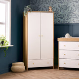 Nika 3 Piece Nursery Room Set - Oak & White