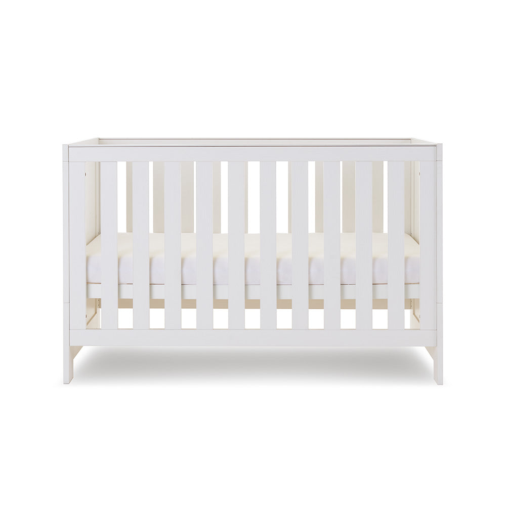 Mini Cot Bed wtih solid ends.
