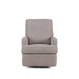 Madison Glider Recliner Chair – Chenille Mushroom