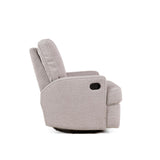 Madison Glider Recliner Chair – Chenille Mushroom