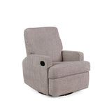 Madison Glider Recliner Chair – Chenille Mushroom