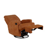 Madison Glider Recliner Chair - Chenille Marmalade