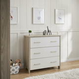 Nika Mini 2 Piece Room Set & Under Drawer - Grey Wash & White