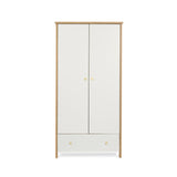Nika Wardrobe - Oak & White