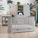 Stamford Classic 3 Piece Room Set with Open Changing Unit - Warm Grey