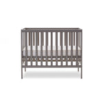 Space Saver Cot, base on middle setting with open rails on all 4 sides