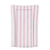 Changing Mat - Berry Scallop Stripe