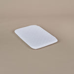 bedside crib mattress, with stitch quilted details 