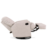 Madison Glider Recliner Chair – Chenille Marshmallow